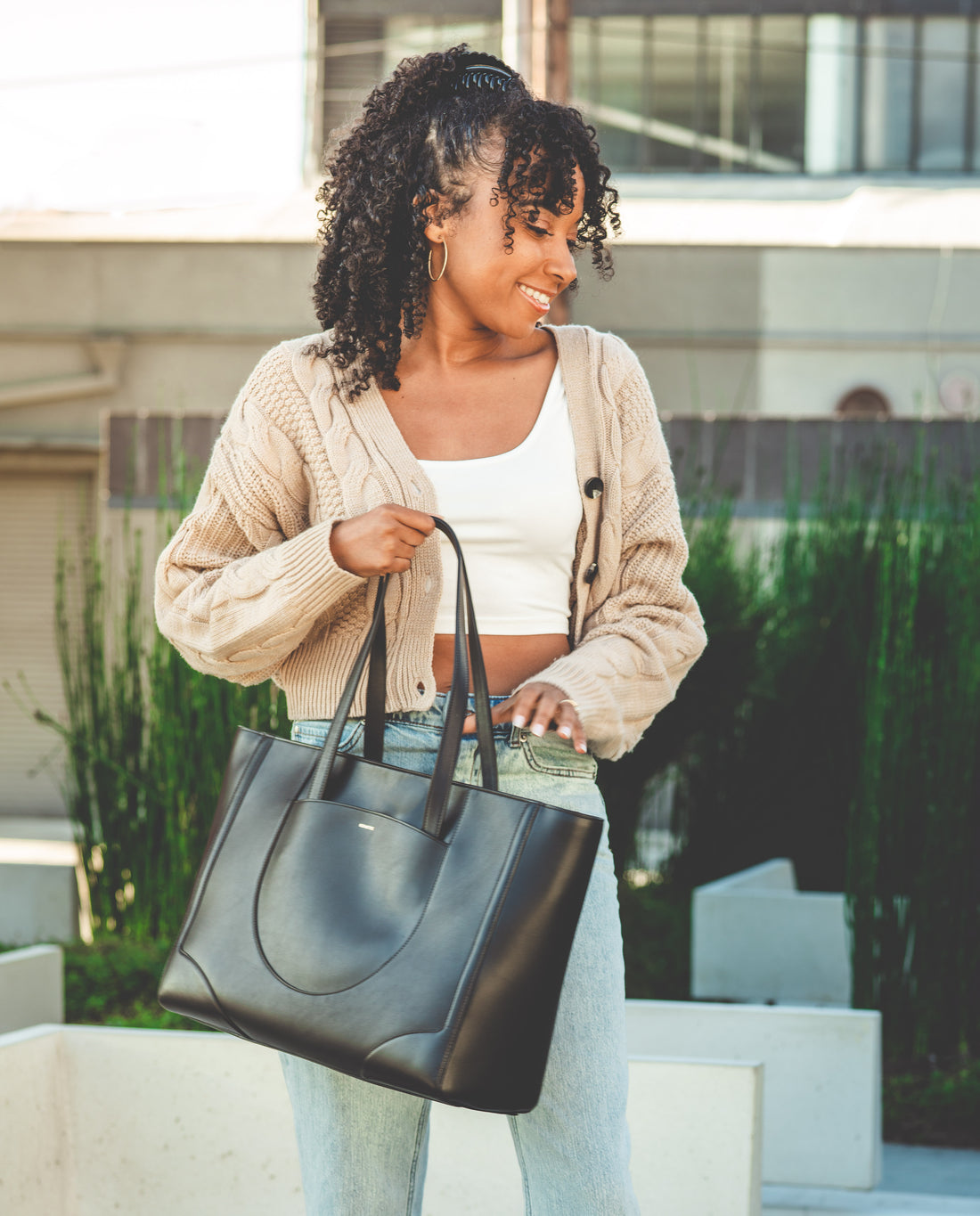 (NEW) ITALIAN ZIP TOTE